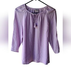 Como Vintage Lavender Women's Top Size M